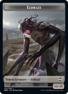 Eldrazi // Human Soldier Double-Sided Token [Commander: Streets of New Capenna] 1 // 8