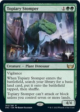 Topiary Stomper [Promo Pack: Streets of New Capenna] 160