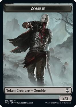 Zombie // Goat Double-Sided Token [Commander: Streets of New Capenna] 16 // 6