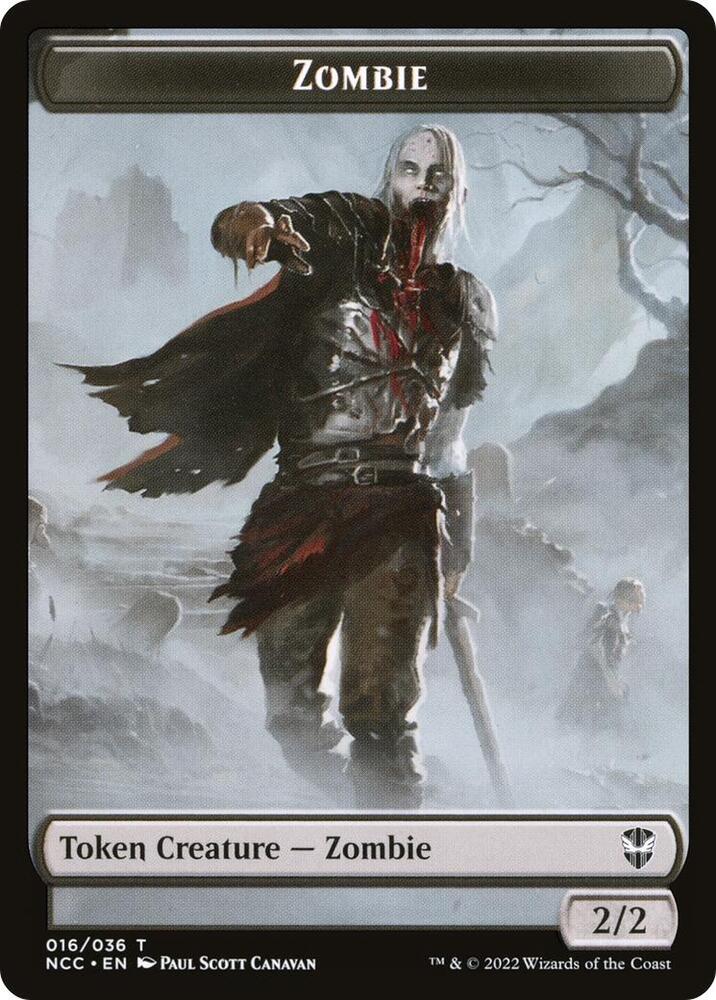 Zombie // Drake Double-Sided Token [Commander: Streets of New Capenna] 16 // 10