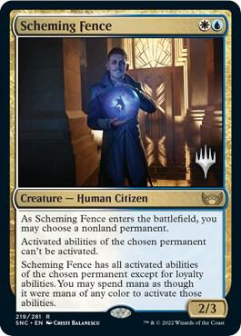 Scheming Fence [Promo Pack: Streets of New Capenna] 219