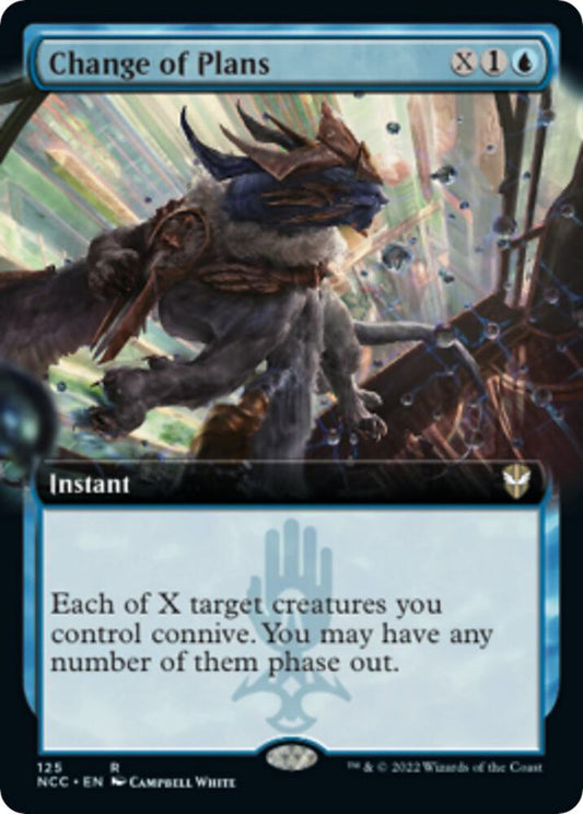 Change of Plans (Extended Art) [Commander: Streets of New Capenna] 125