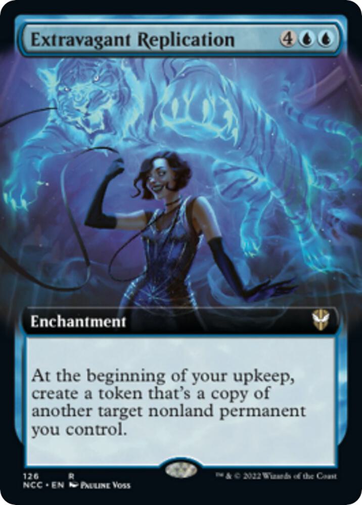 Extravagant Replication (Extended Art) [Commander: Streets of New Capenna] 126