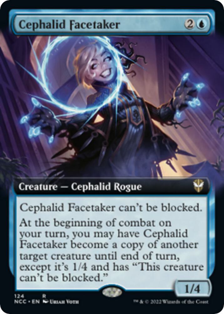 Cephalid Facetaker (Extended Art) [Commander: Streets of New Capenna] 124