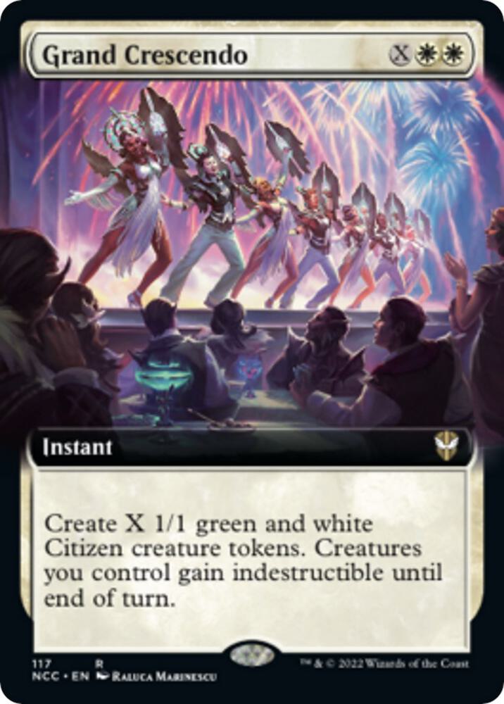 Grand Crescendo (Extended Art) [Commander: Streets of New Capenna] 117