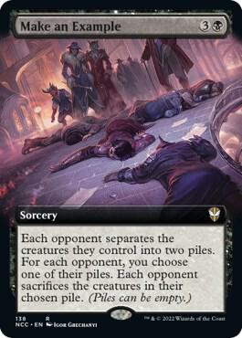 Make an Example (Extended Art) [Commander: Streets of New Capenna] 138