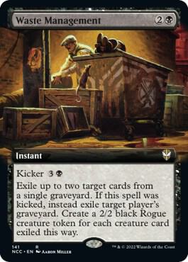 Waste Management (Extended Art) [Commander: Streets of New Capenna] 141