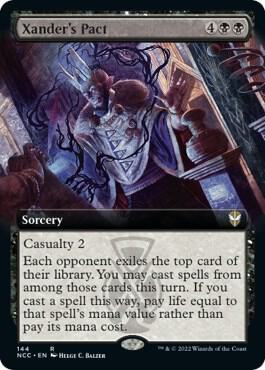 Xander's Pact (Extended Art) [Commander: Streets of New Capenna] 144