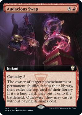Audacious Swap (Extended Art) [Commander: Streets of New Capenna] 145