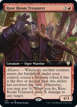 Rose Room Treasurer (Extended Art) [Commander: Streets of New Capenna] 151