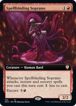 Spellbinding Soprano (Extended Art) [Commander: Streets of New Capenna] 153
