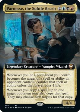 Parnesse, the Subtle Brush (Extended Art) [Commander: Streets of New Capenna] 106