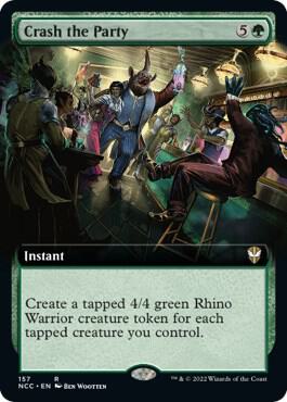 Crash the Party (Extended Art) [Commander: Streets of New Capenna] 157