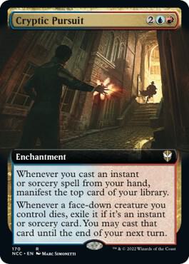 Cryptic Pursuit (Extended Art) [Commander: Streets of New Capenna] 170
