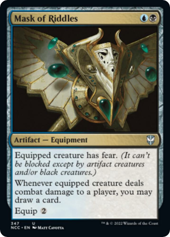 Mask of Riddles [Commander: Streets of New Capenna] 347