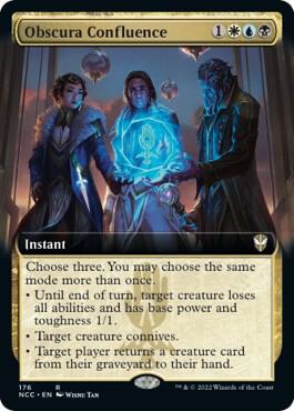 Obscura Confluence (Extended Art) [Commander: Streets of New Capenna] 176