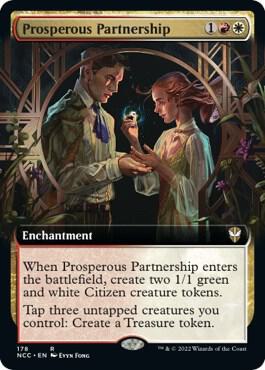 Prosperous Partnership (Extended Art) [Commander: Streets of New Capenna] 178