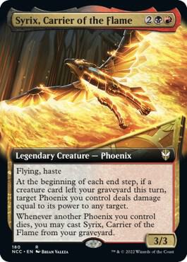 Syrix, Carrier of the Flame (Extended Art) [Commander: Streets of New Capenna] 180
