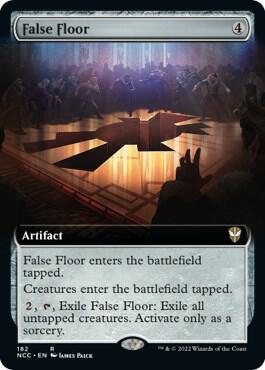 False Floor (Extended Art) [Commander: Streets of New Capenna] 182