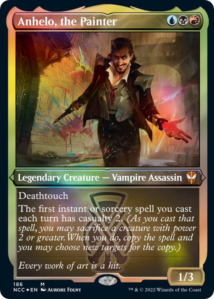 Anhelo, the Painter (Display Commander) - Thick Stock [Commander: Streets of New Capenna] 186