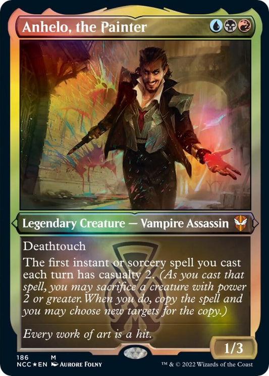 Anhelo, the Painter (Display Commander) - Thick Stock [Commander: Streets of New Capenna] 186