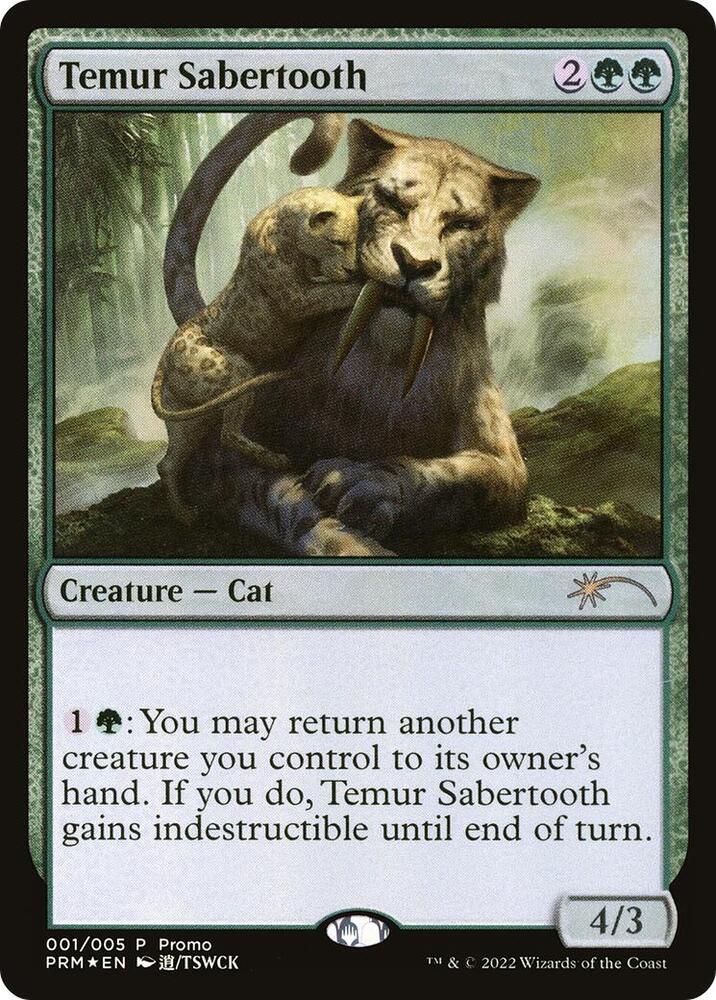 Temur Sabertooth [Unique and Miscellaneous Promos] 1