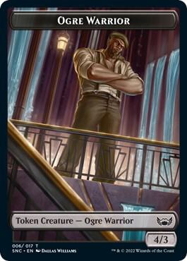 Ogre Warrior // Citizen Double-Sided Token [Streets of New Capenna] 6 // 12