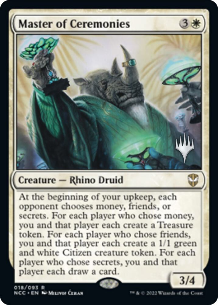 Master of Ceremonies [Promo Pack: Streets of New Capenna] 18