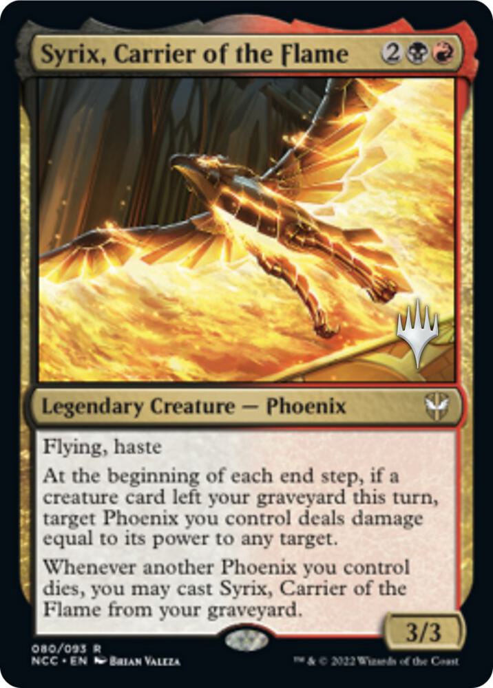 Syrix, Carrier of the Flame [Promo Pack: Streets of New Capenna] 80