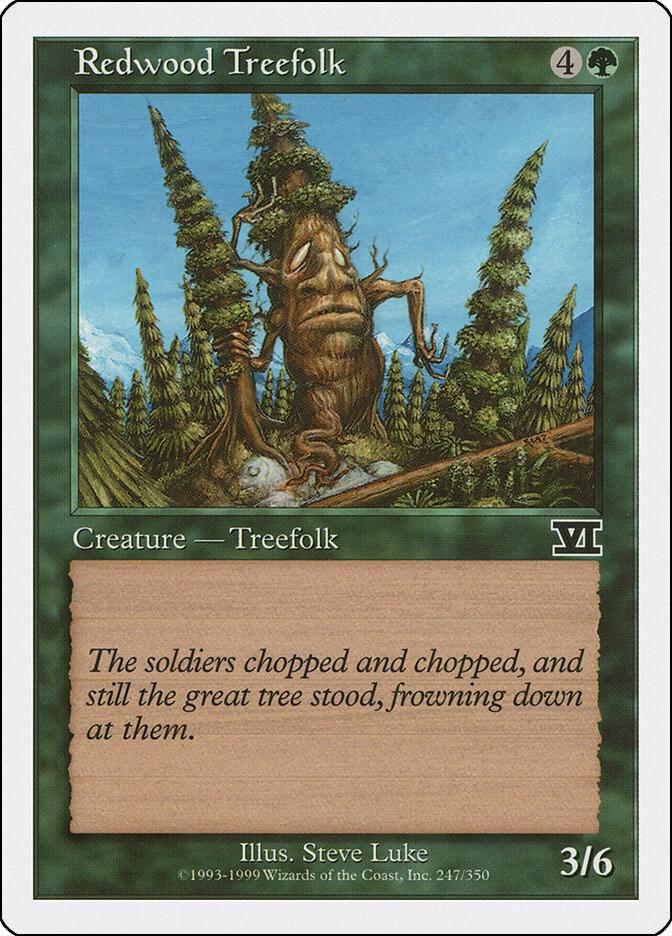 Redwood Treefolk [Classic Sixth Edition] 247