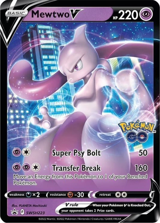 Mewtwo V - SWSH223 [SWSH: Sword & Shield Promo Cards] SWSH223