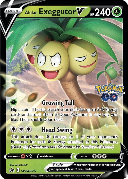 Alolan Exeggutor V - SWSH225 [SWSH: Sword & Shield Promo Cards] SWSH225