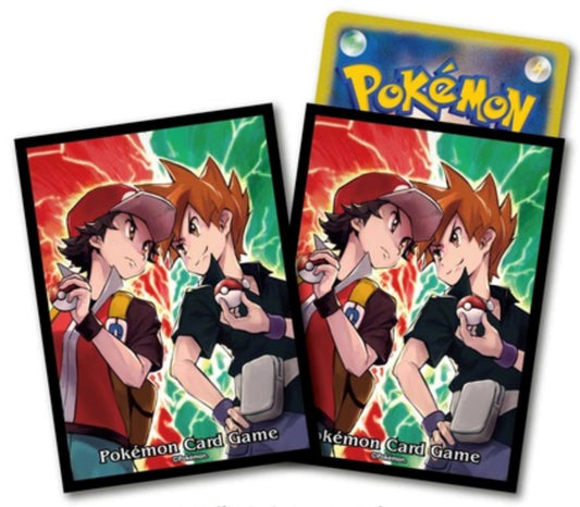 Red & Blue Pokemon Center Japan 2021 Sleeves 64 pack