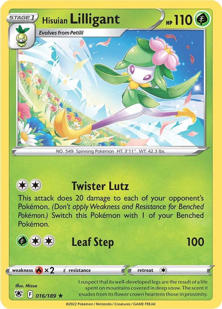 Hisuian Lilligant [SWSH10: Astral Radiance] 016/189