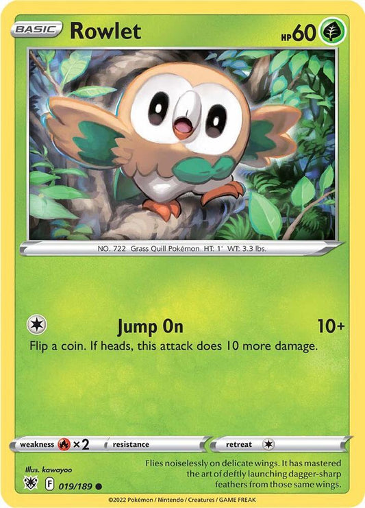 Rowlet [SWSH10: Astral Radiance] 019/189