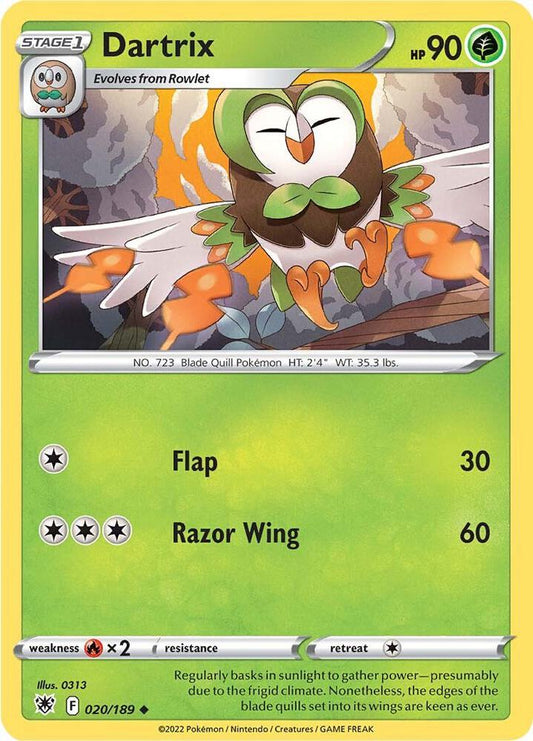 Dartrix [SWSH10: Astral Radiance] 020/189