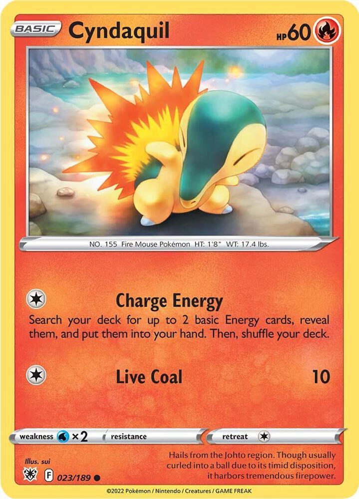 Cyndaquil [SWSH10: Astral Radiance] 023/189