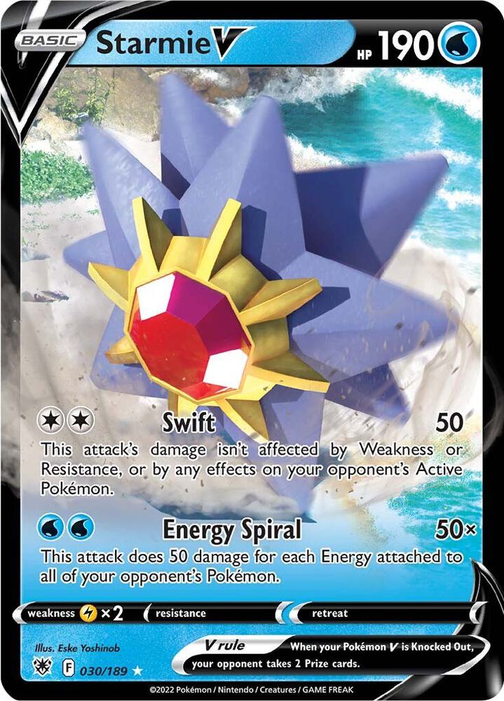 Starmie V [SWSH10: Astral Radiance] 030/189