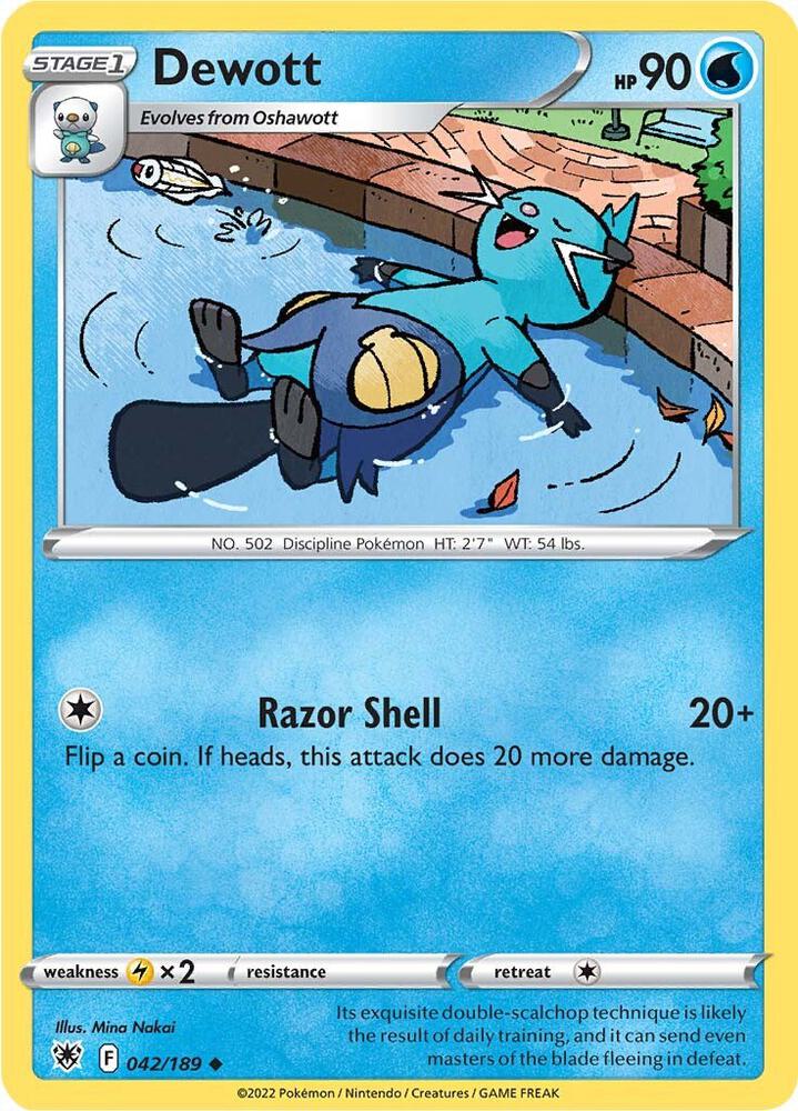 Dewott [SWSH10: Astral Radiance] 042/189