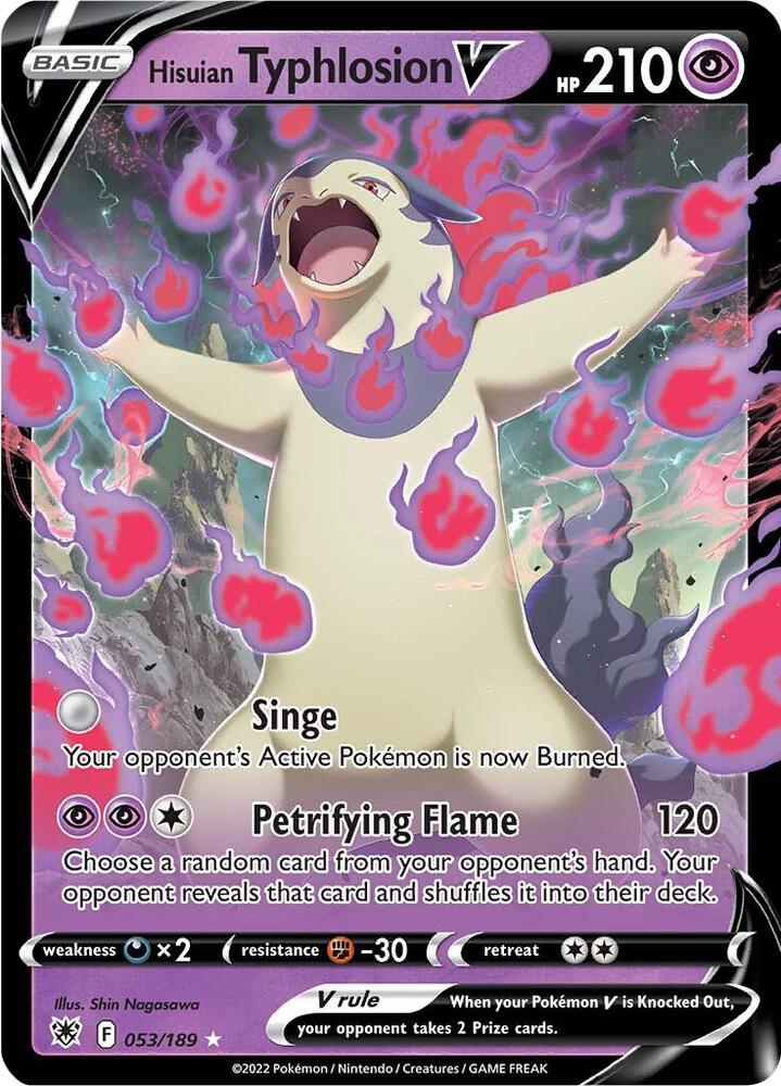 Hisuian Typhlosion V [SWSH10: Astral Radiance] 053/189