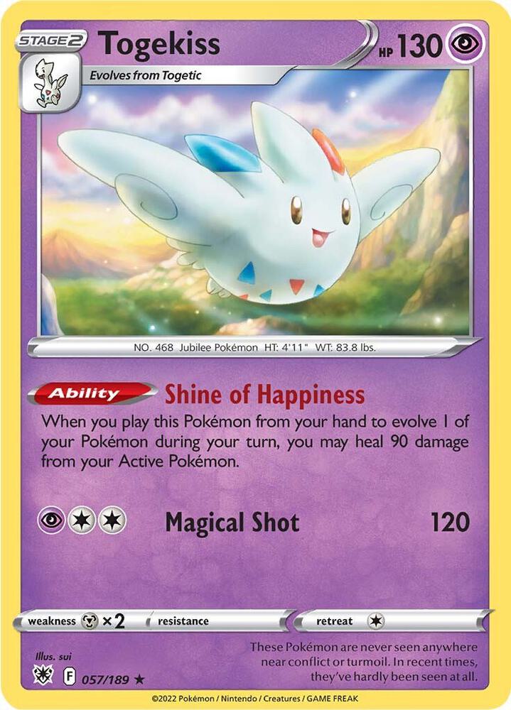 Togekiss [SWSH10: Astral Radiance] 057/189