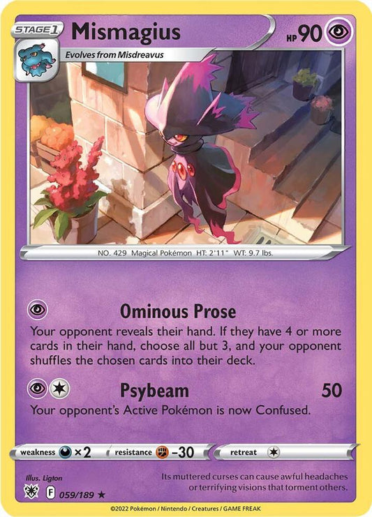 Mismagius [SWSH10: Astral Radiance] 059/189