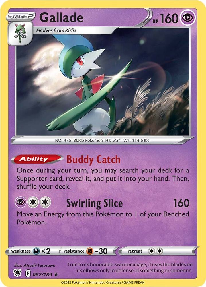 Gallade [SWSH10: Astral Radiance] 062/189