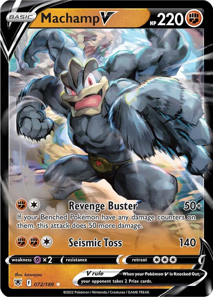 Machamp V [SWSH10: Astral Radiance] 072/189
