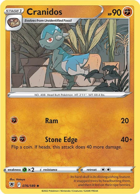 Cranidos [SWSH10: Astral Radiance] 076/189