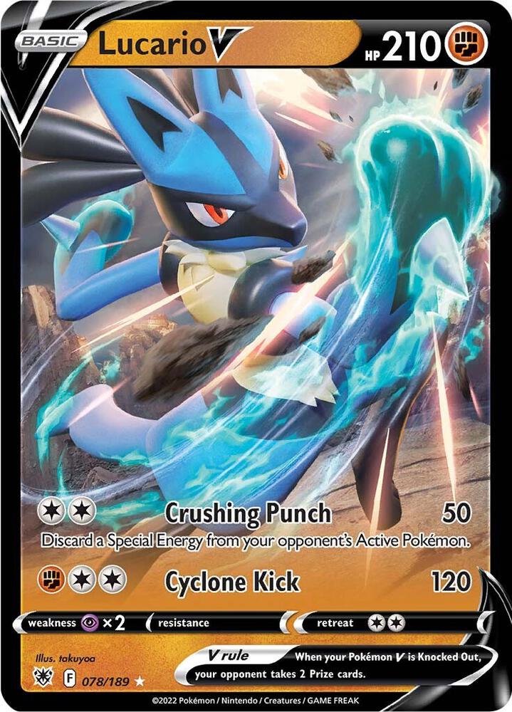 Lucario V [SWSH10: Astral Radiance] 078/189