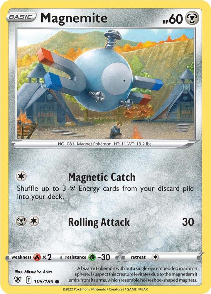 Magnemite [SWSH10: Astral Radiance] 105/189