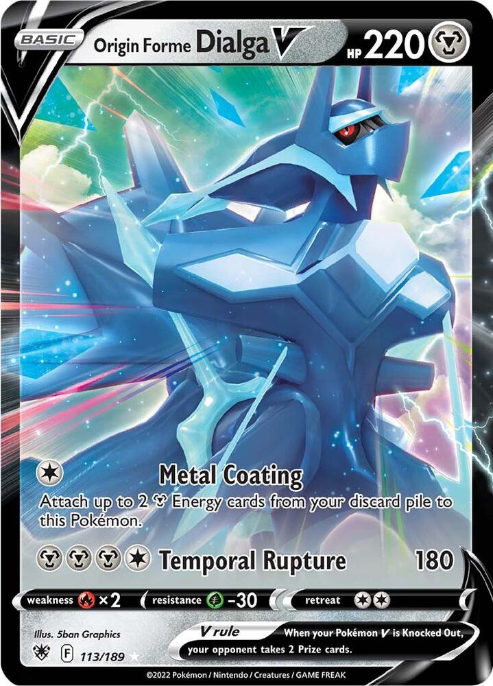 Origin Forme Dialga V [SWSH10: Astral Radiance] 113/189