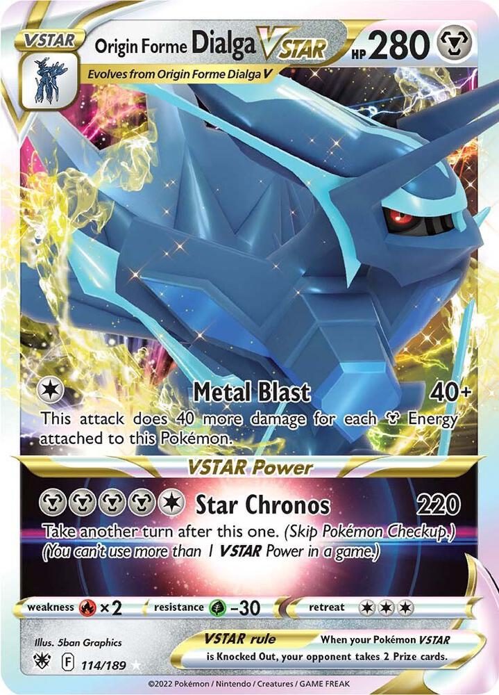 Origin Forme Dialga VSTAR [SWSH10: Astral Radiance] 114/189