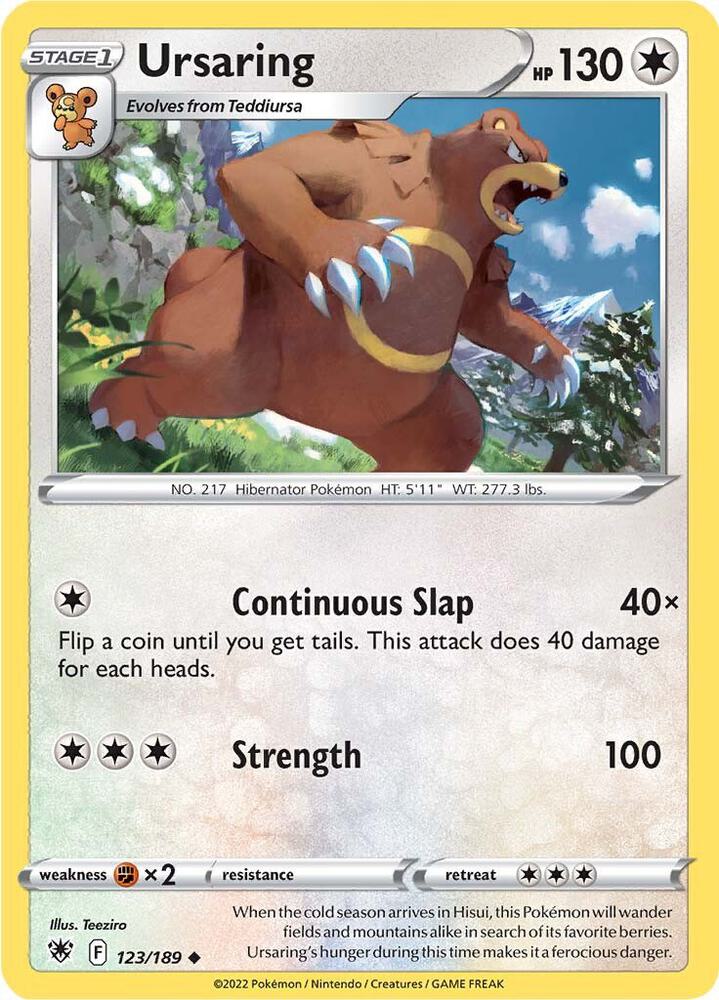 Ursaring [SWSH10: Astral Radiance] 123/189
